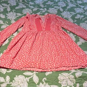 Peter England Pink Floral Casual Kids Dress